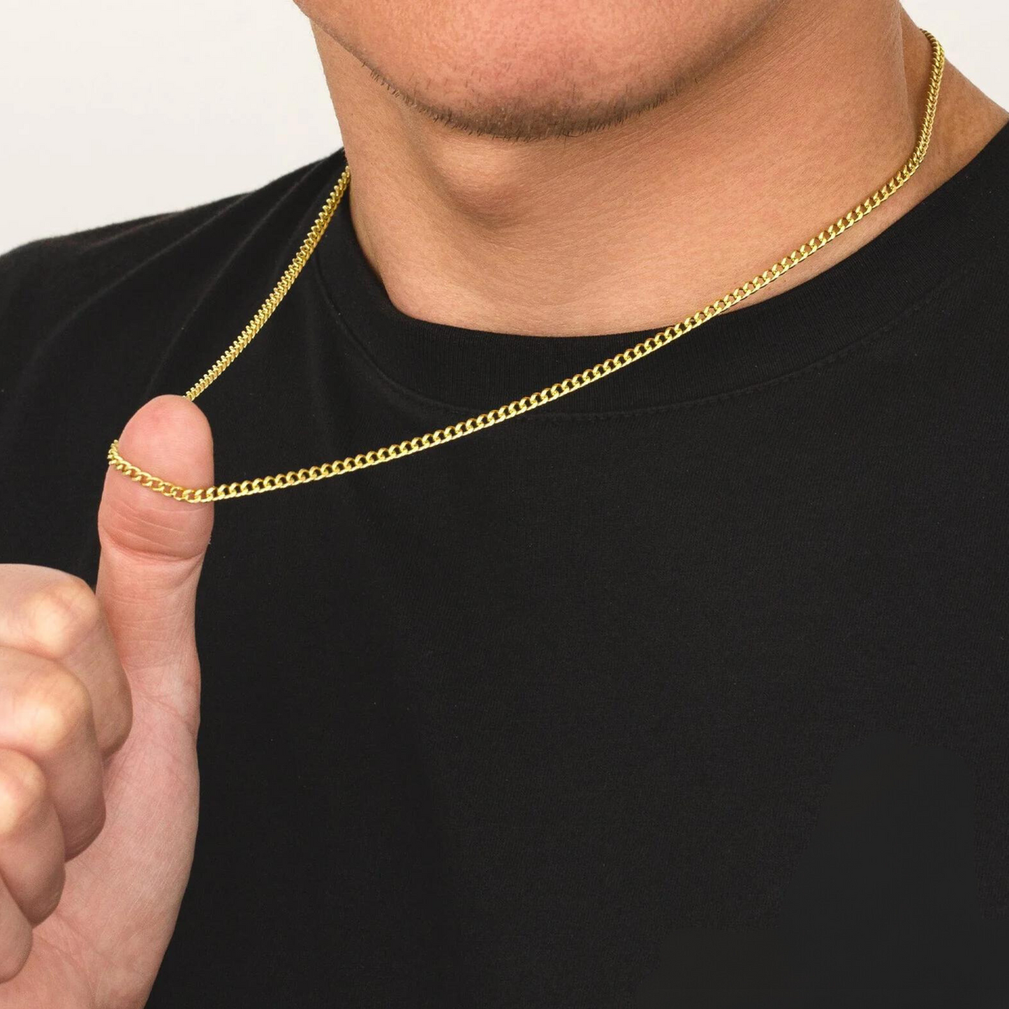 Micro Miami Cuban Chain (Gold) 3mm
