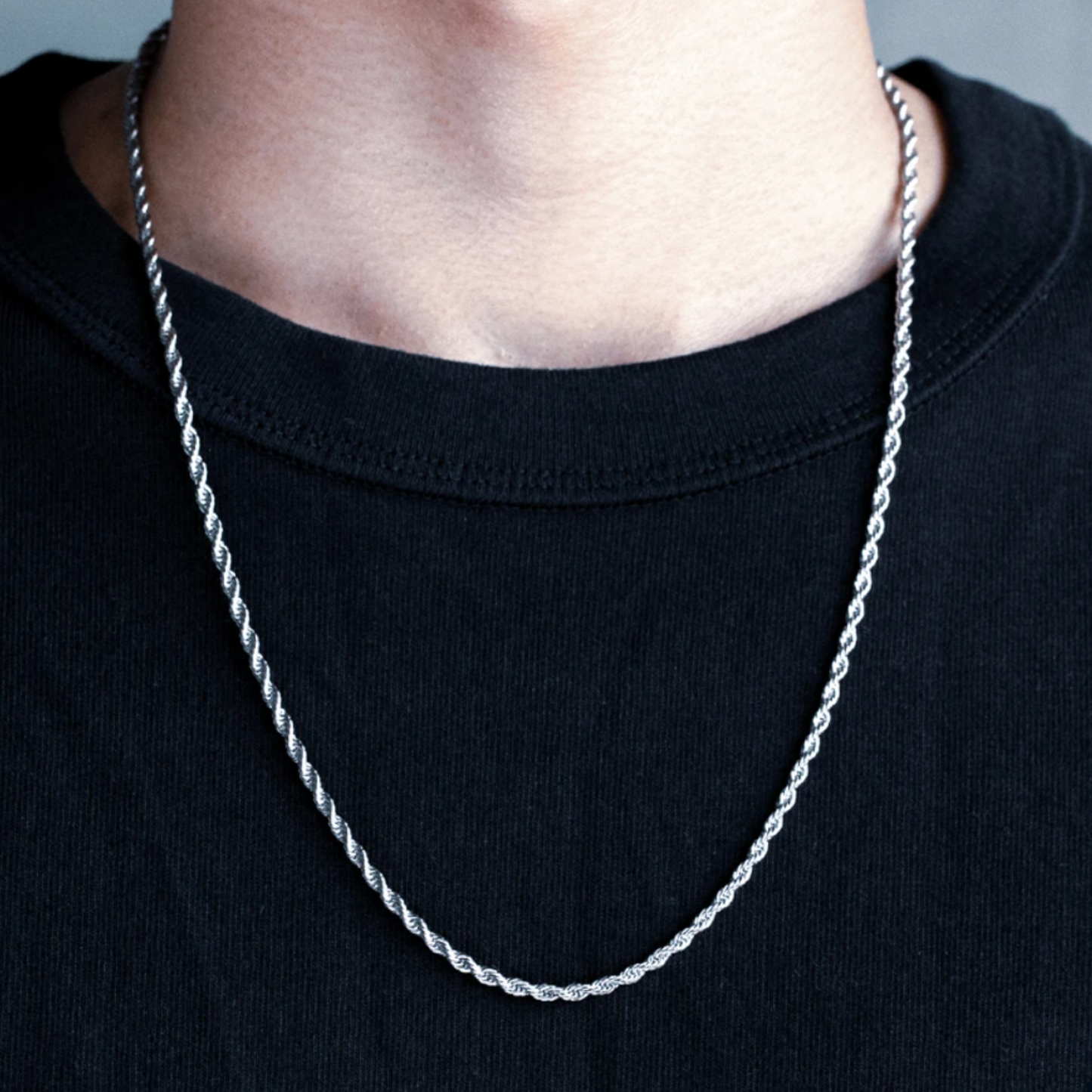 Rope Chain (Silver) 3mm