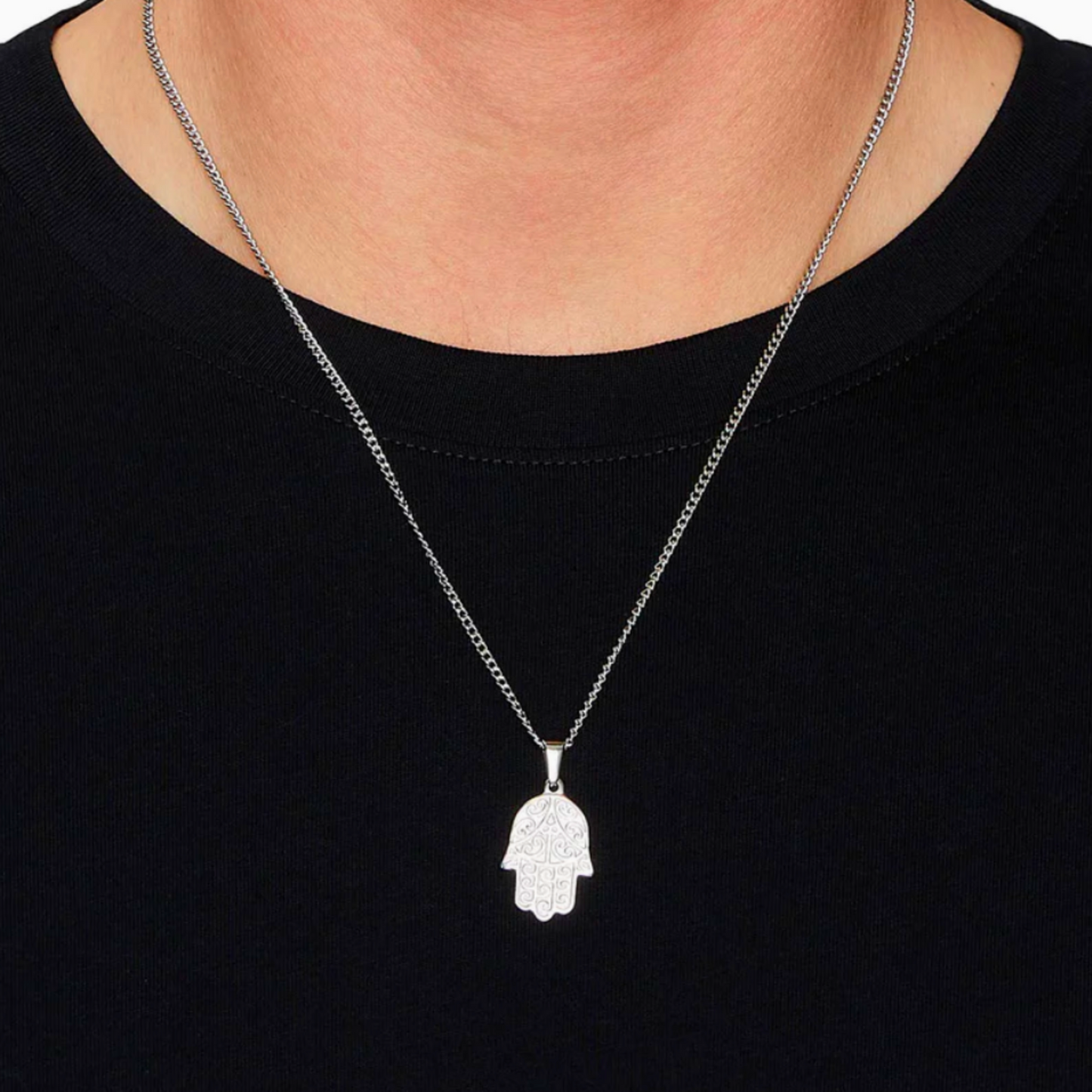 Hamsa Pendant (Silver)