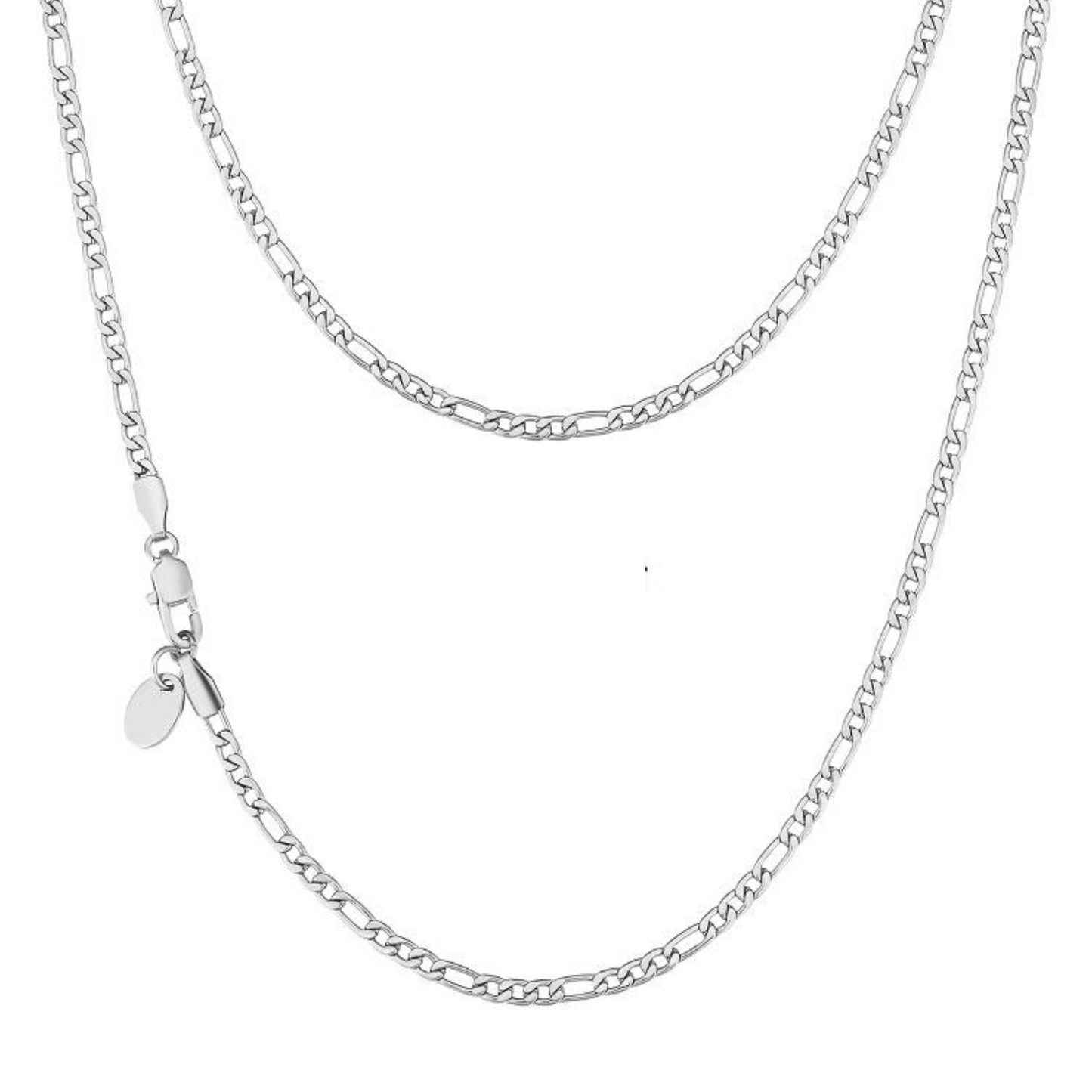 Figaro Chain 3mm (Silver)