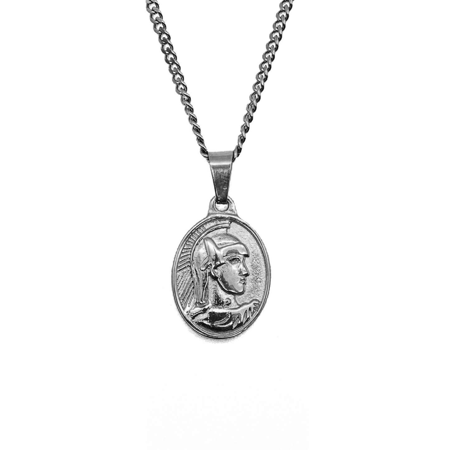 Spartan Pendant Necklace (Silver)