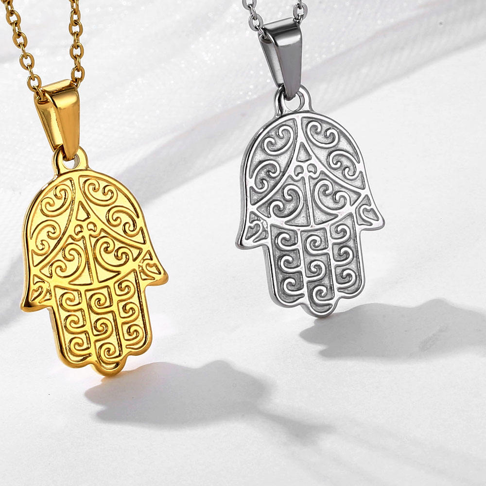 Hamsa Pendant (Gold)