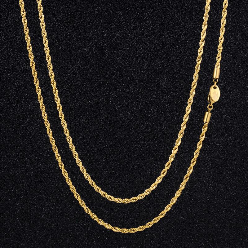 Rope Chain (Gold) 3mm