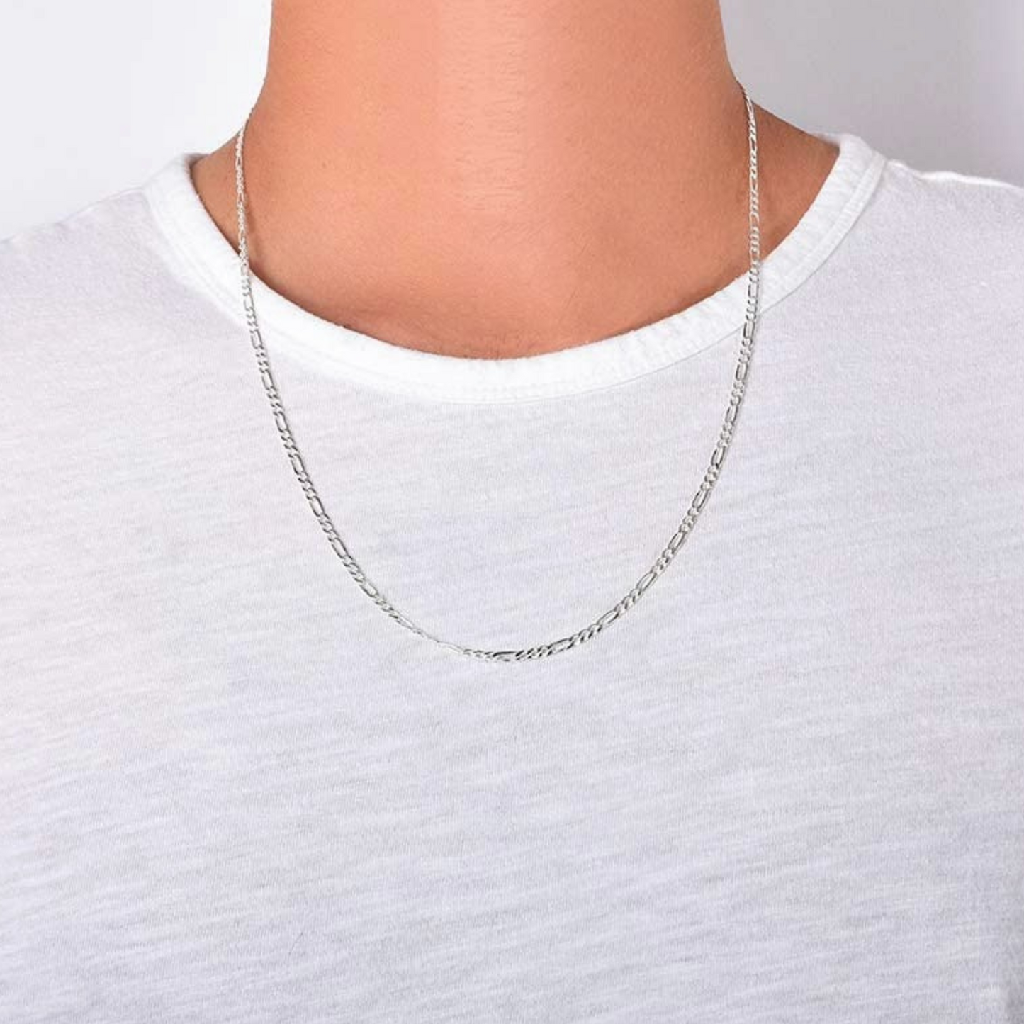 Figaro Chain 3mm (Silver)