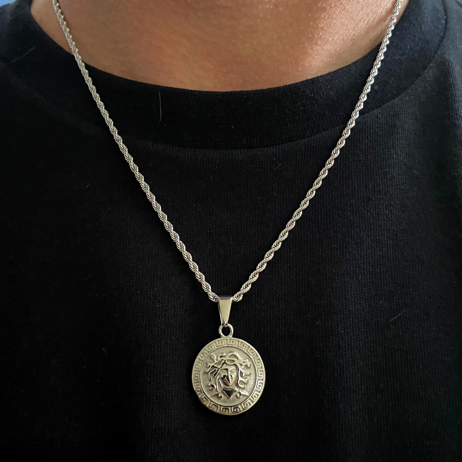 Medusa 2025 silver pendant
