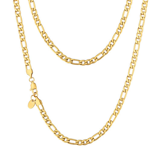 Figaro Chain 5mm (Gold)