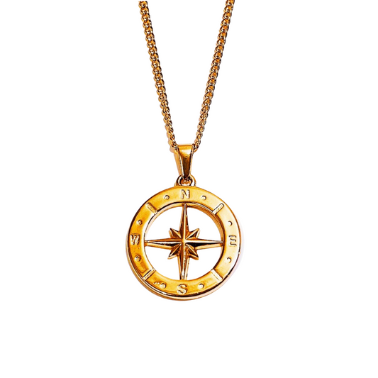 Nautical Pendant Necklace (Gold)