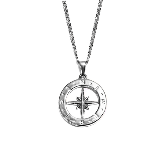 Nautical Pendant Necklace (Silver)