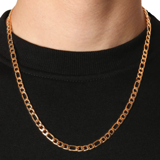 Figaro Chain 5mm (Gold)