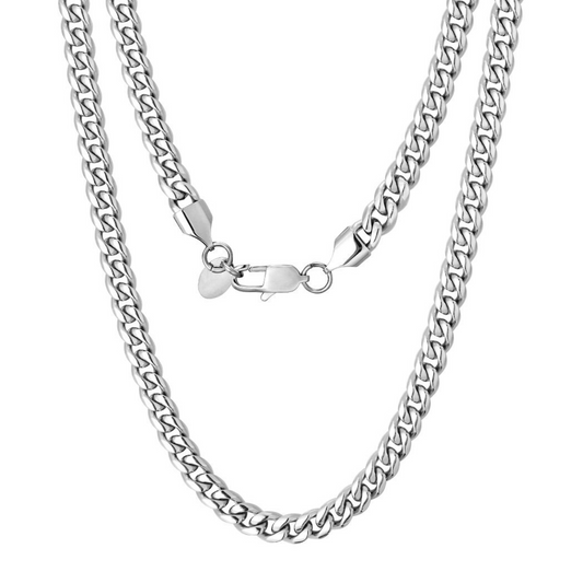 Miami Cuban Chain (White Gold) 6mm