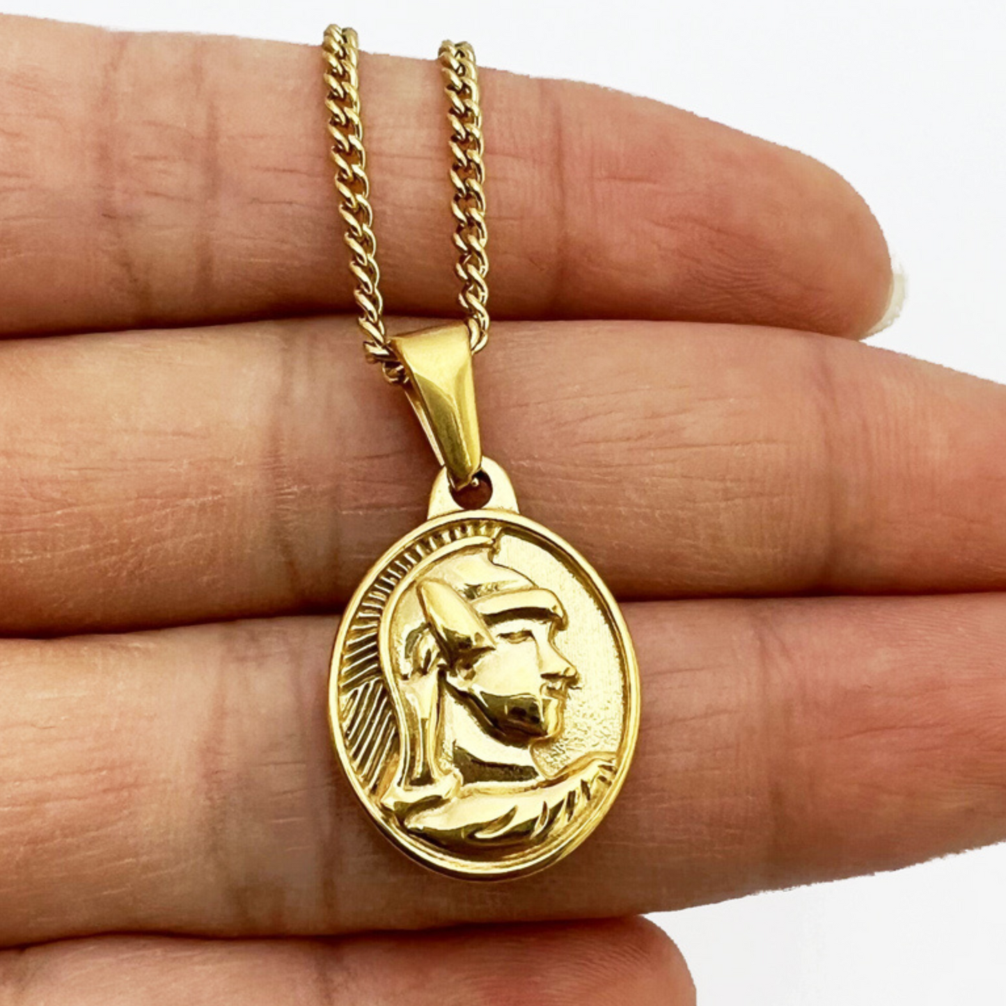 Spartan Pendant Necklace (Gold)