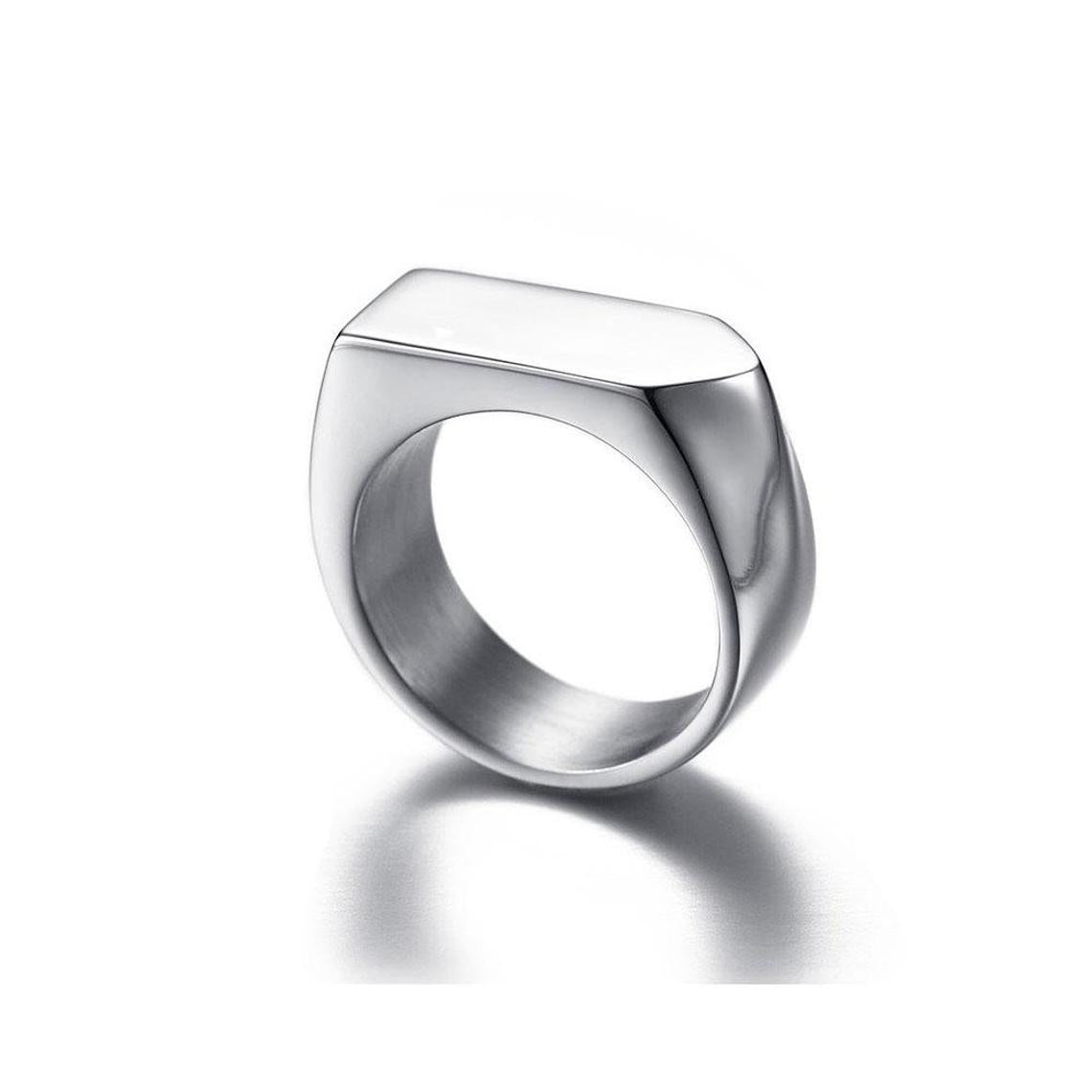 Corner Signet Ring (Silver)