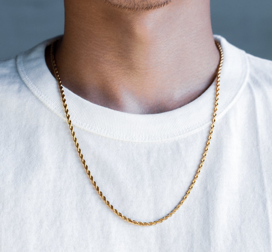 Rope Chain (Gold) 3mm