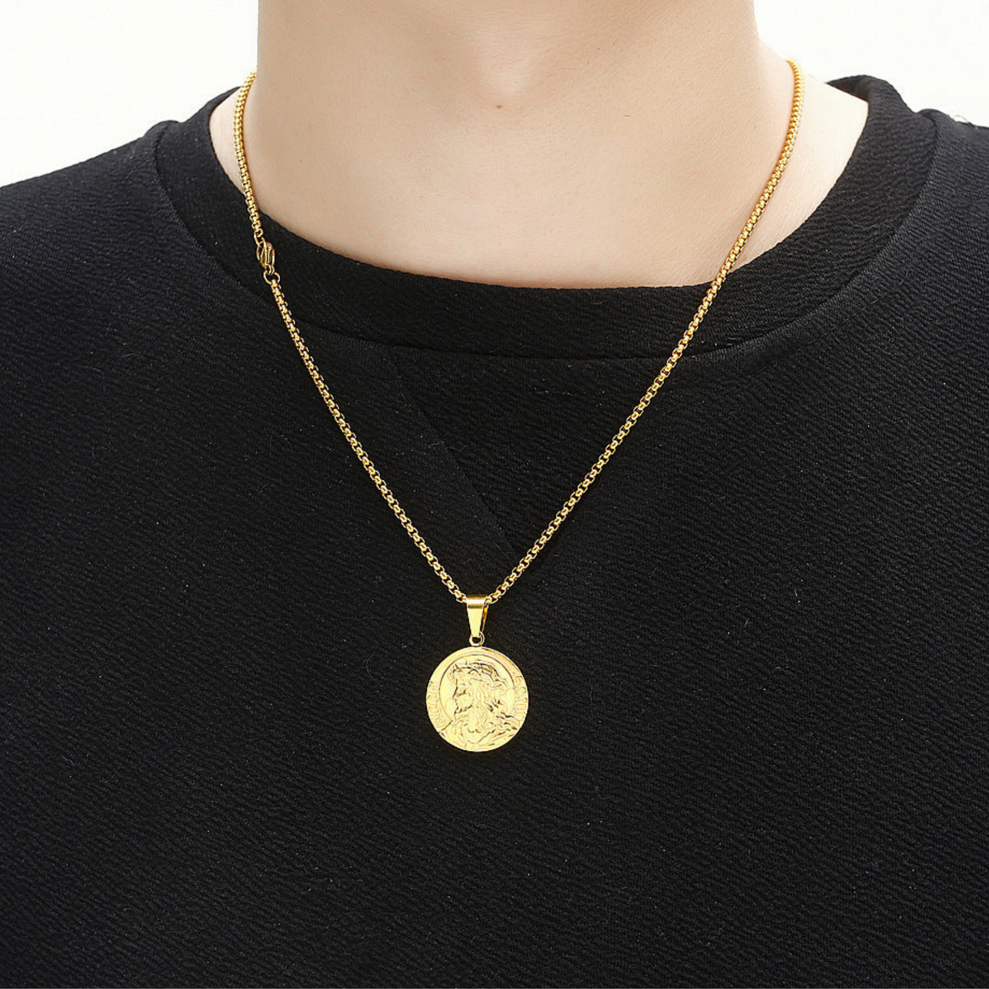 Serenity Pendant Necklace (Gold)