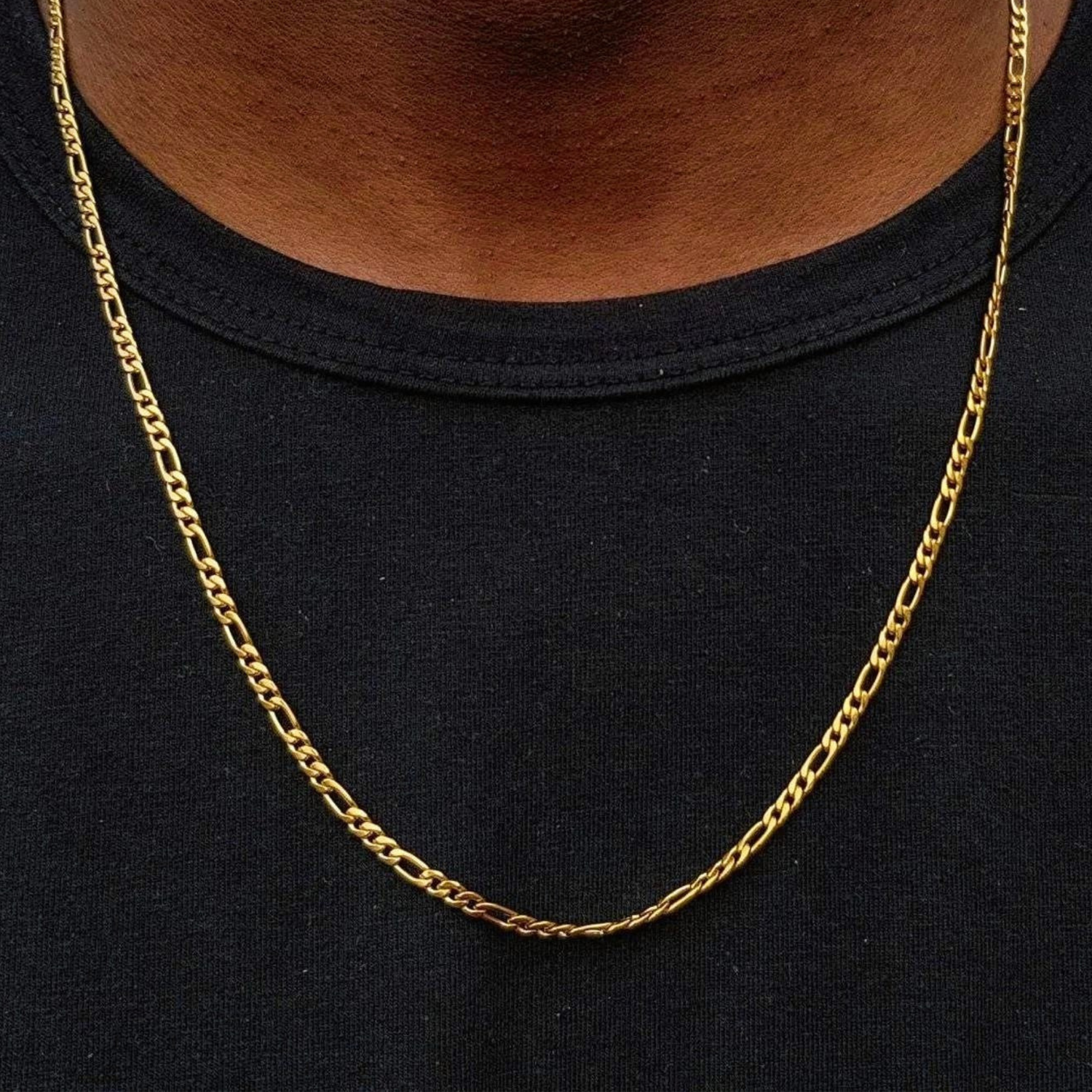 Figaro Chain Necklace 3mm (Gold) LNC Supply – LNC SUPPLY Figaro Chain Necklace 3mm (Gold) LNC Supply – LNC SUPPLY