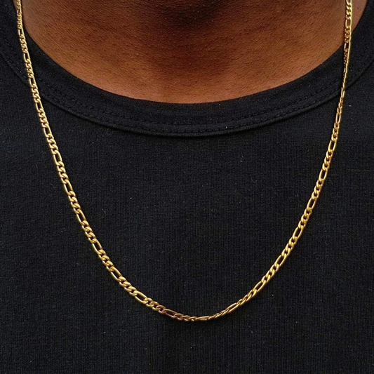 Figaro Chain 3mm (Gold)