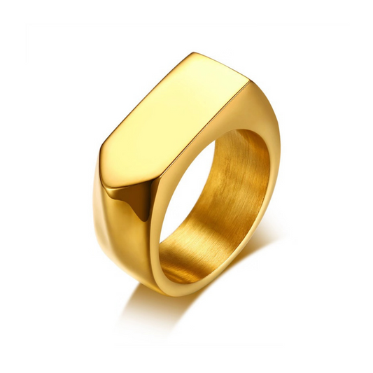 Corner Signet Ring (Gold)