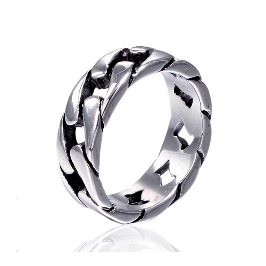 Miami Cuban Ring (Silver)